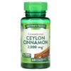 Nature's Truth Concentrated Ceylon Cinnamon 2,000 mg 60 Quick Release Capsules 840093115508