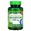 Nature's Truth Extra Strength Magnesium 400 mg 72 Quick Release Softgels 840093110985