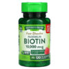 Nature's Truth Maximum Biotin Natural Berry 10,000 mcg 120 Fast Dissolve Tablets 840093101679