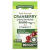 Nature's Truth Triple Strength Cranberry Concentrate Plus Vitamin C 15,000 mg 90 Quick Release Capsules 840093101082