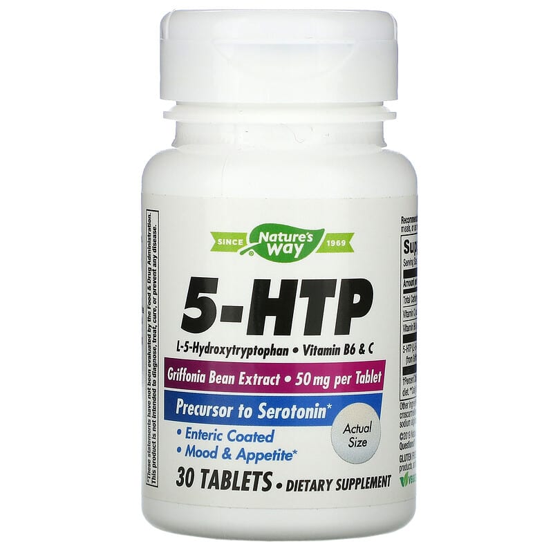 Nature's Way 5-HTP 50 mg 30 Tablets 33674452400