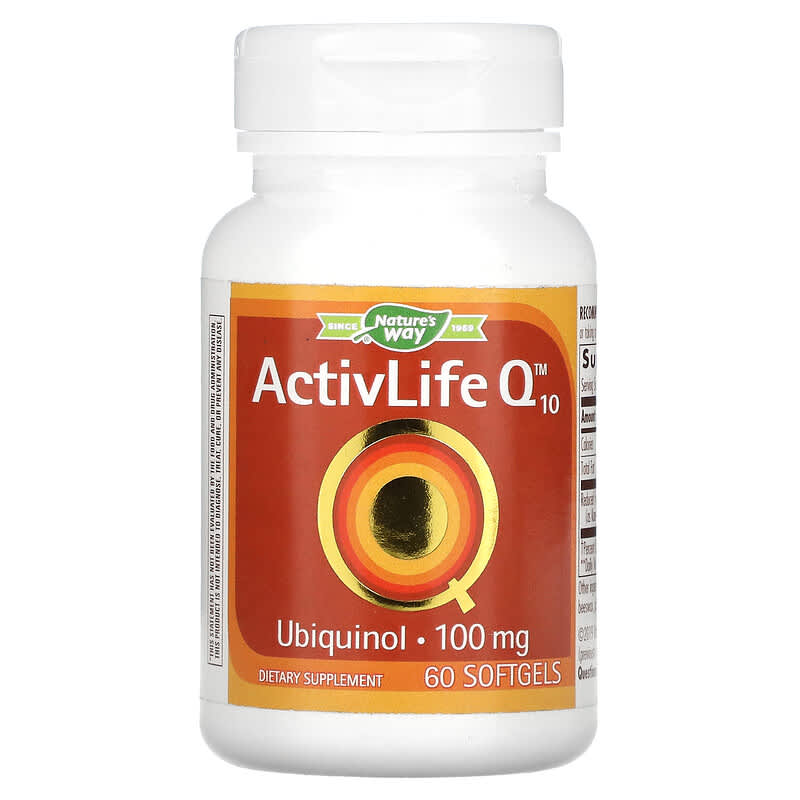 Nature's Way ActivLife Q10 100 mg 60 Softgels 763948065165