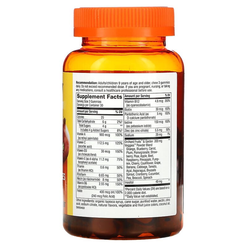 Nature's Way, Alive! Adult Premium Gummies Multivitamin, Grape and Cherry, 90 Gummies 33674158173