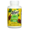 Nature's Way Alive! Calcium with Vitamin D3 Vitamin K2 Magnesium 325 mg 180 Tablets 33674105016
