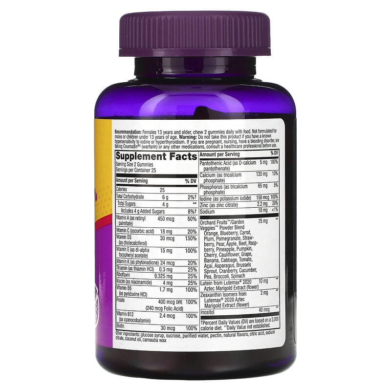 Nature's Way, Alive! Teen, Complete Multi for Her, 50 Gummies 33674133118