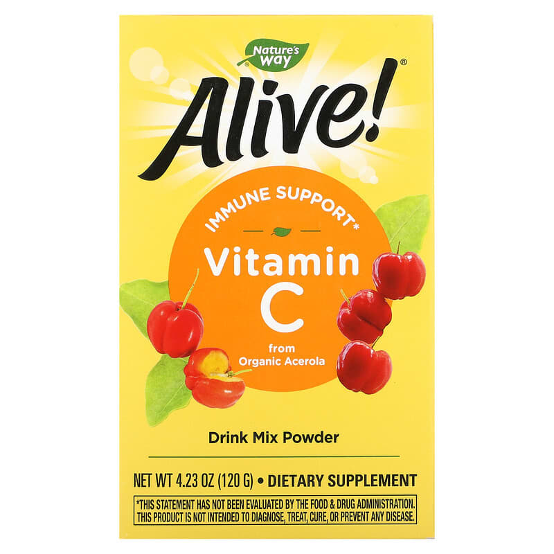 Nature's Way Alive! Vitamin C Drink Mix Powder 4.23 oz (120 g) 33674151433