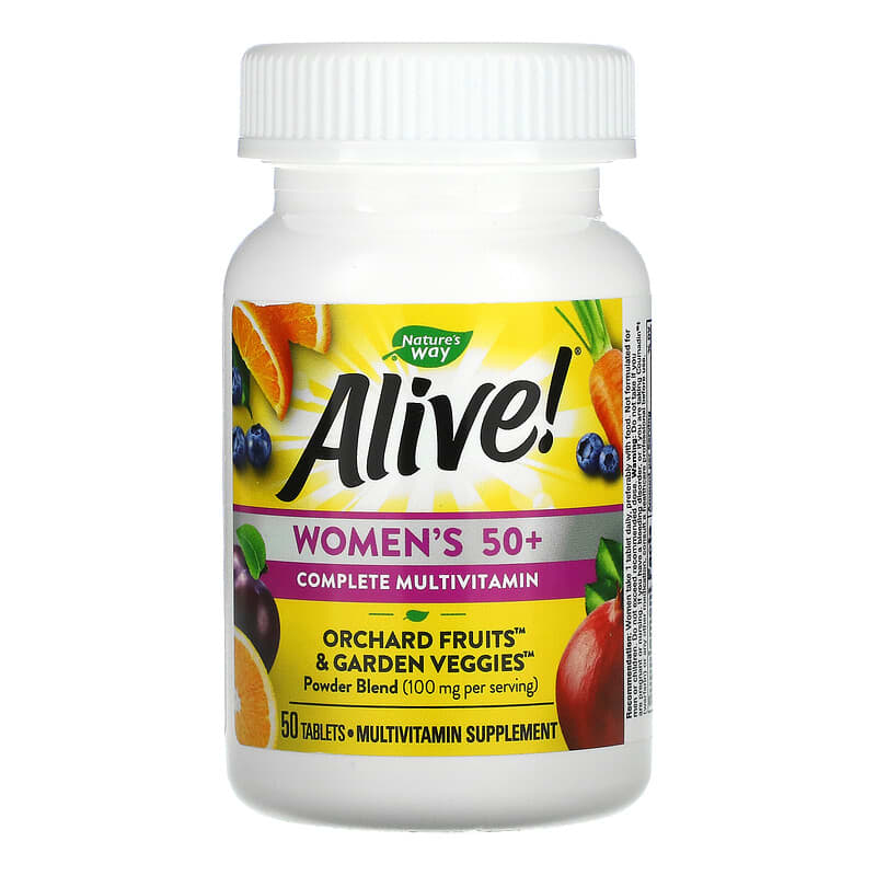 Nature's Way, Alive! Women's 50+ Complete Multivitamin, 50 Tablets 33674136621