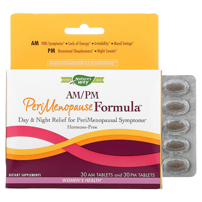 Nature's Way AM/PM PeriMenopause Formula 60 Tablets 763948072361