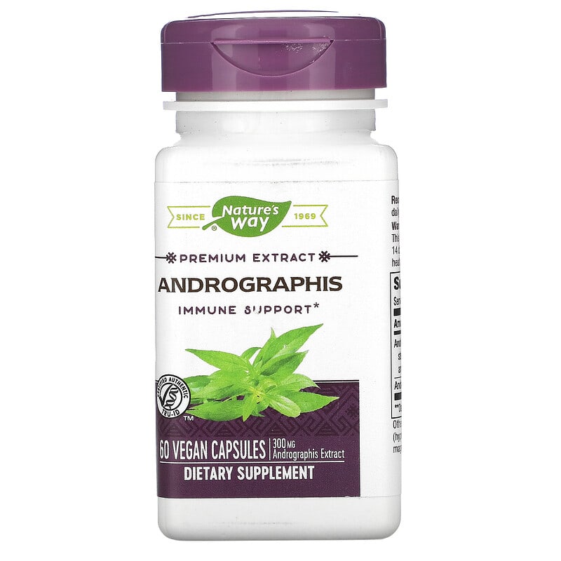 Nature's Way Andrographis 300 mg 60 Vegan Capsules 33674153819