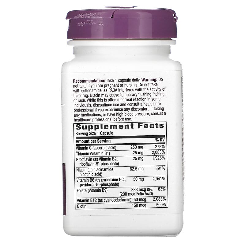 Nature's Way, B-Stress Formula, 100 Vegan Capsules 33674406311
