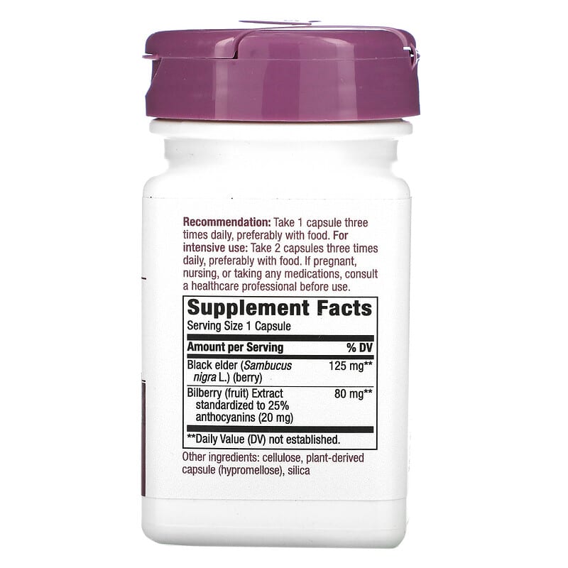 Nature's Way, Bilberry, 60 Vegan Capsules 33674605004