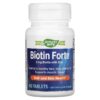 Nature's Way Biotin Forte with Zinc 3 mg 60 Tablets 354022109815