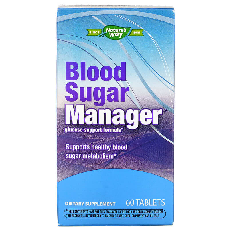 Nature's Way Blood Sugar Manager 60 Tablets 763948049066