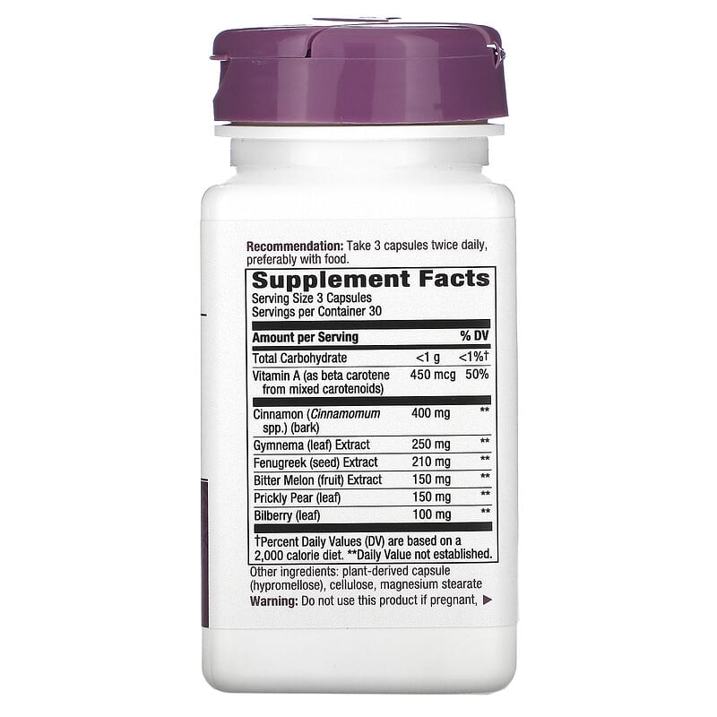 Nature's Way, Blood Sugar Manager, 90 Capsules 33674792001