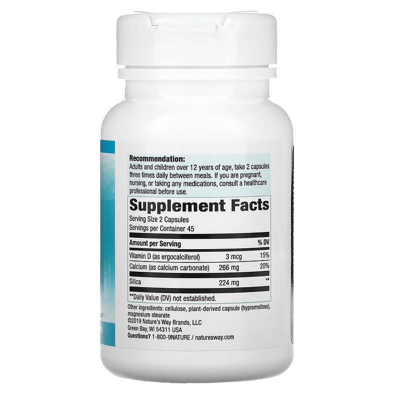 Nature's Way, Body Essential, Silica Caps with Calcium, 90 Vegan Capsules 20065600052