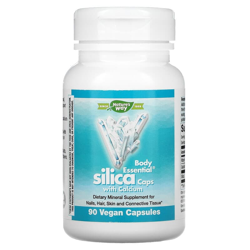 Nature's Way Body Essential Silica Caps with Calcium 90 Vegan Capsules 20065600052