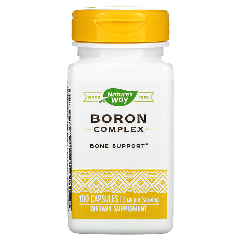 Nature's Way Boron Complex 3 mg 100 Capsules 33674411018