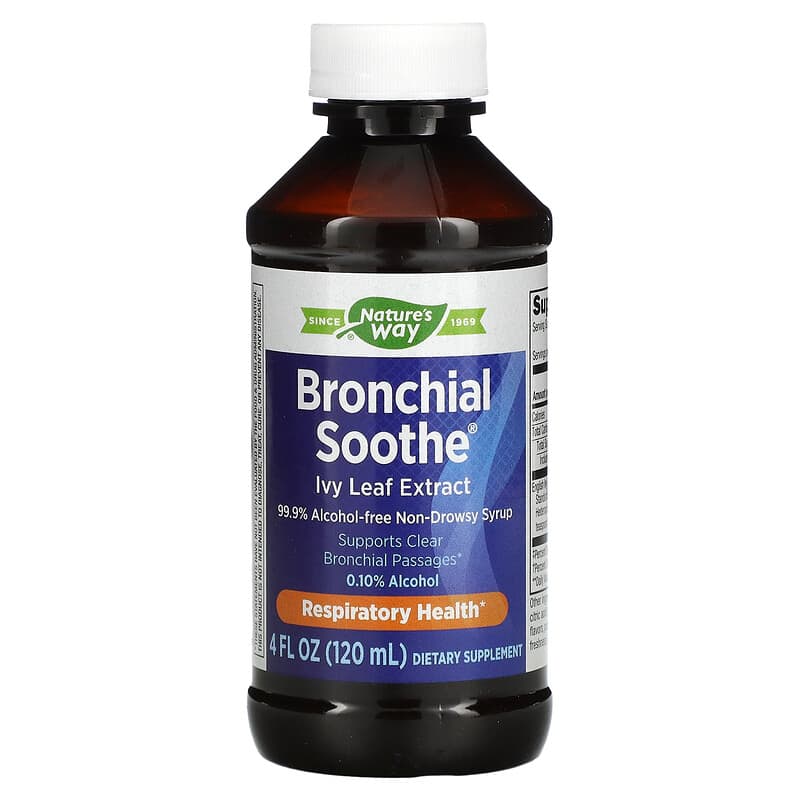 Nature's Way, Bronchial Soothe, Ivy Leaf Extract, 4 fl oz (120 ml) 763948087716