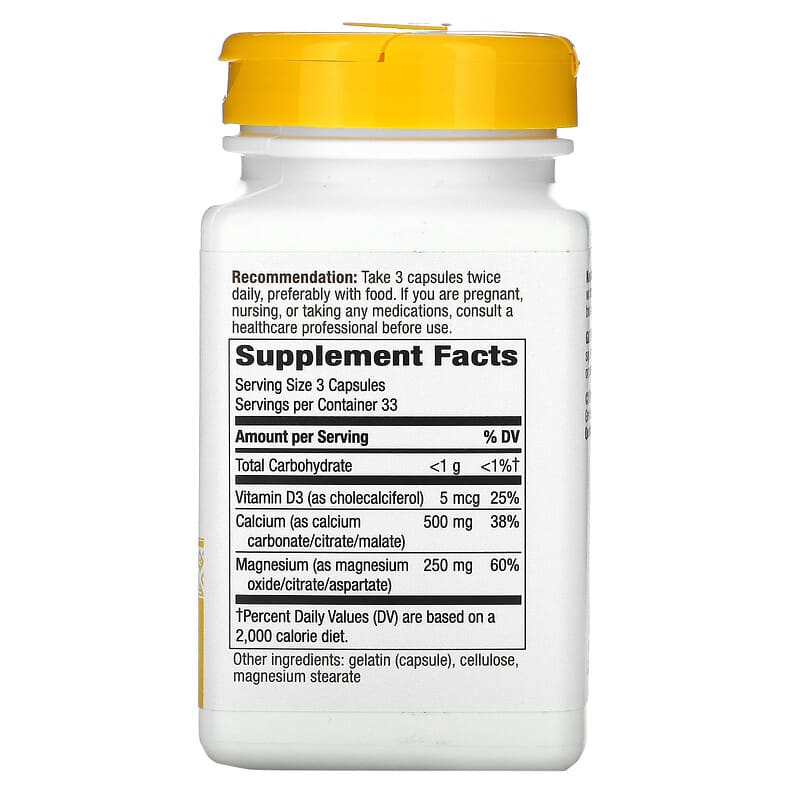 Nature's Way, Calcium Mag & D Complex, 100 Capsules 33674414200