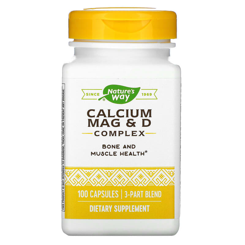 Nature's Way Calcium Mag & D Complex 100 Capsules 33674414200
