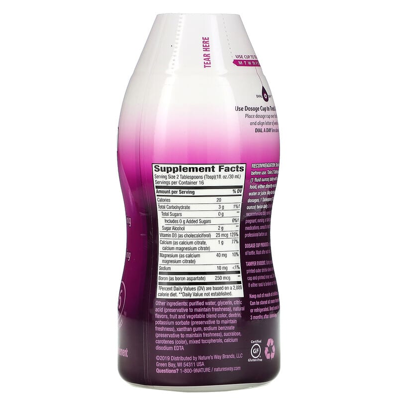 Nature's Way, Calcium & Vitamin D3, Citrus, 16 fl oz (480 ml) 371401388166