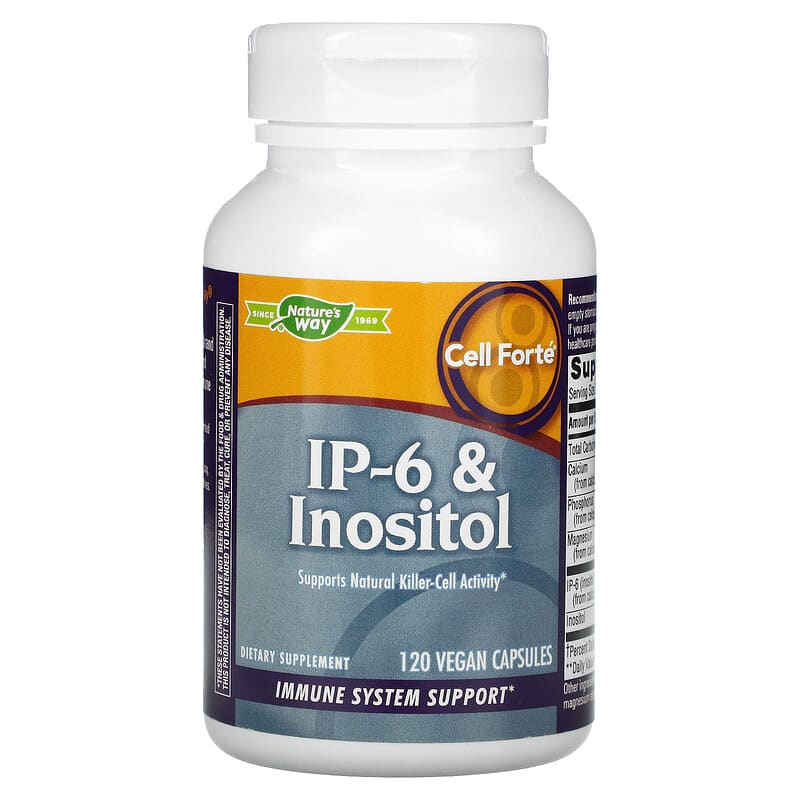 Nature's Way, Cell Forté, IP-6 & Inositol, 120 Vegan Capsules 763948058020