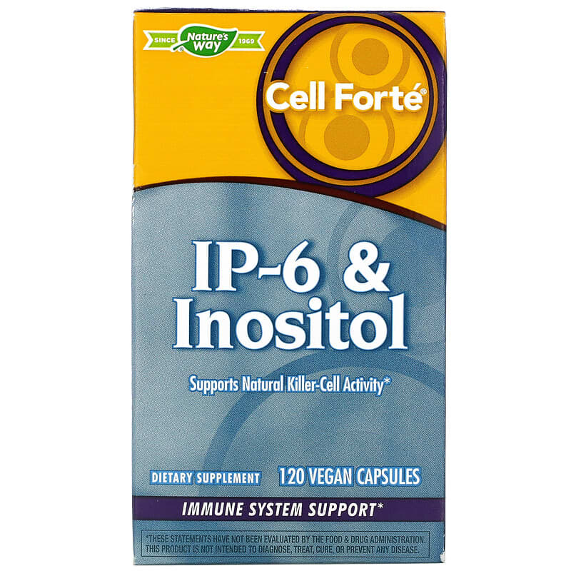 Nature's Way Cell Forté IP-6 & Inositol 120 Vegan Capsules 763948058020