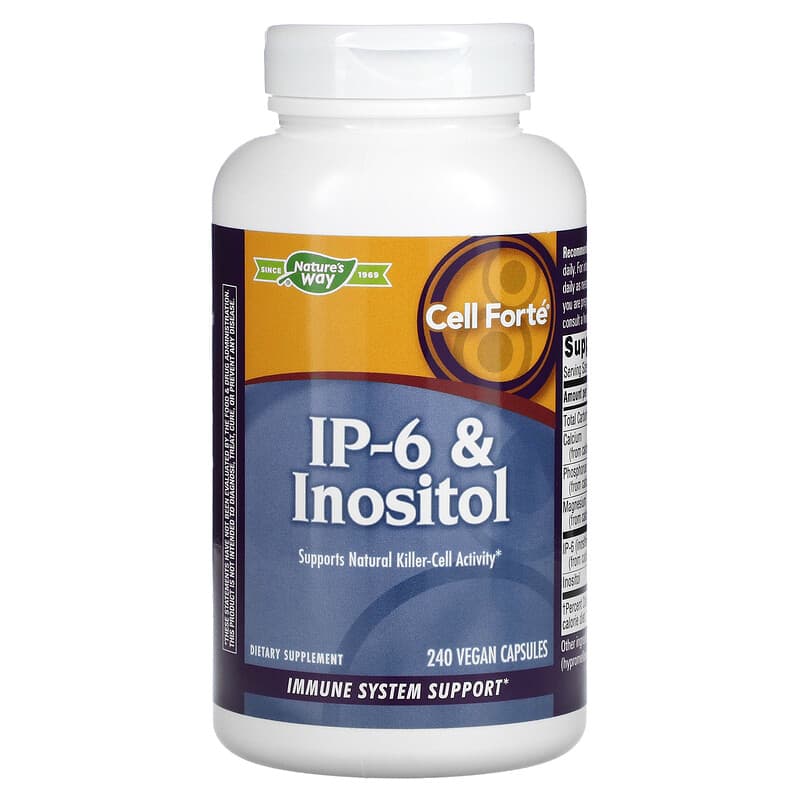 Nature's Way, Cell Forté, IP-6 & Inositol, 240 Vegan Capsules 763948058006