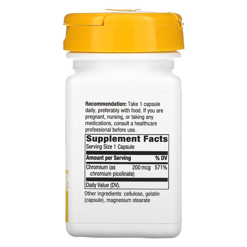 Nature's Way, Chromium Picolinate, 200 mcg, 60 Capsules 33674410301