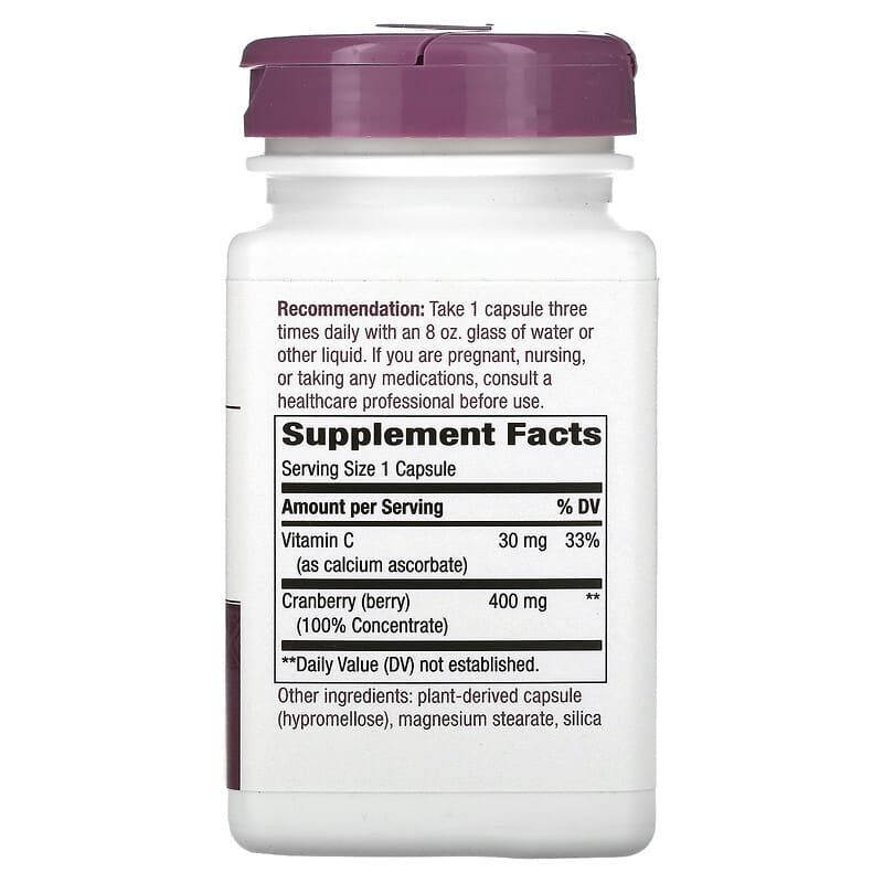 Nature's Way, Cranberry, 400 mg, 120 Vegan Capsules 33674151358