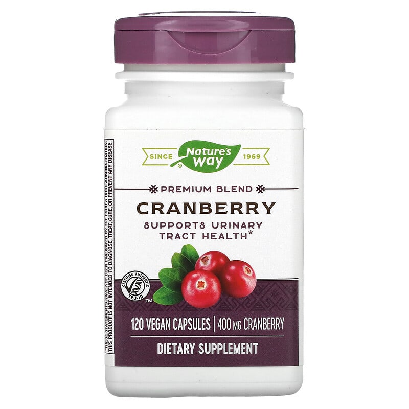 Nature's Way Cranberry 400 mg 120 Vegan Capsules 33674151358