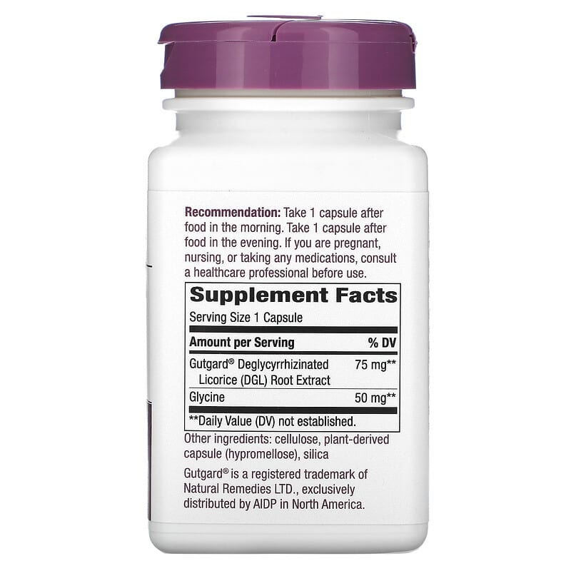 Nature's Way, DGL Ultra, 75 mg, 90 Vegan Capsules 33674129159