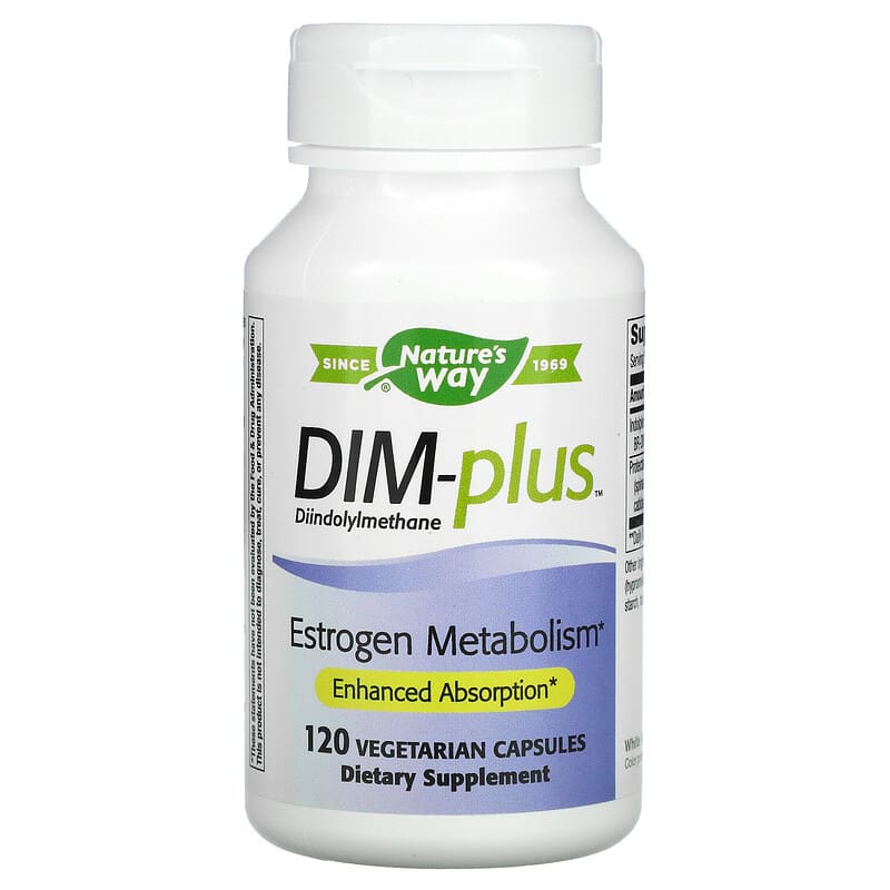 Nature's Way, DIM-plus, Estrogen Metabolism, 120 Vegetarian Capsules 33674148501