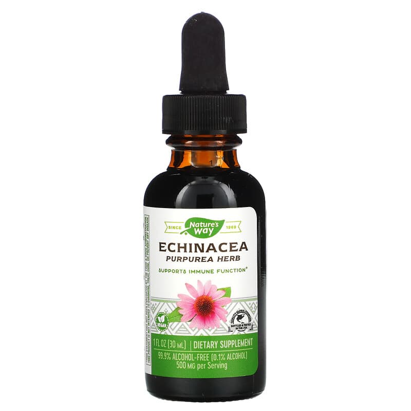 Nature's Way Echinacea 99.9% Alcohol Free 1 fl oz (30 ml) 33674146361