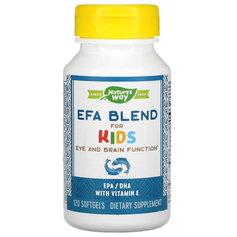 Nature's Way EFA Blend for Children 120 Softgels 33674141816