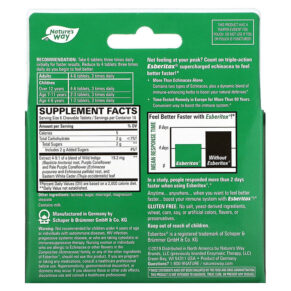 Nature's Way, Esberitox, Supercharged Echinacea, 100 Chewable Tablets 763948099511