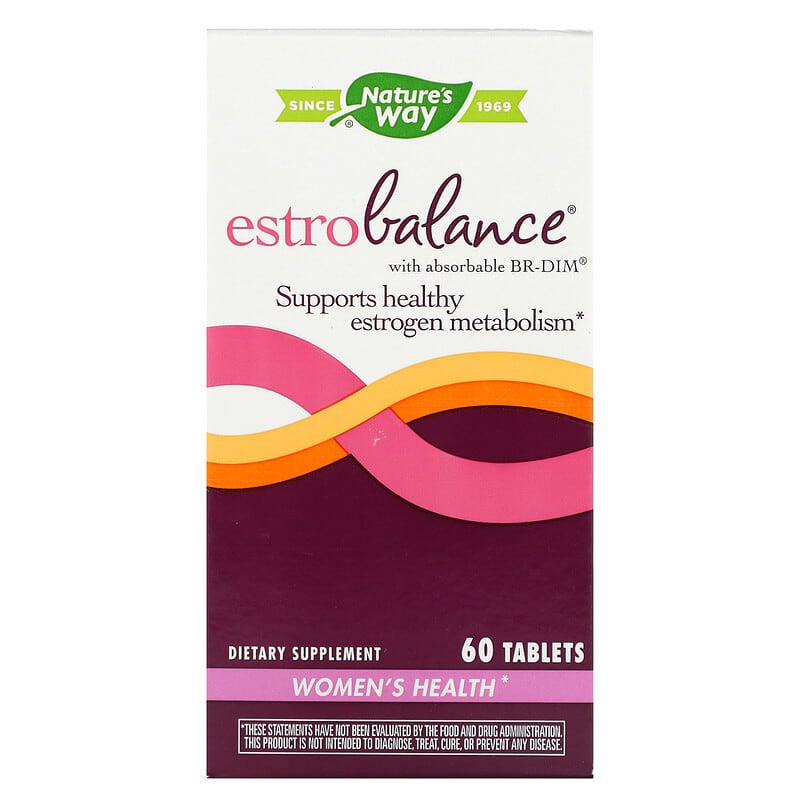 Nature's Way EstroBalance with Absorbable BR-DIM 60 Tablets 763948053360
