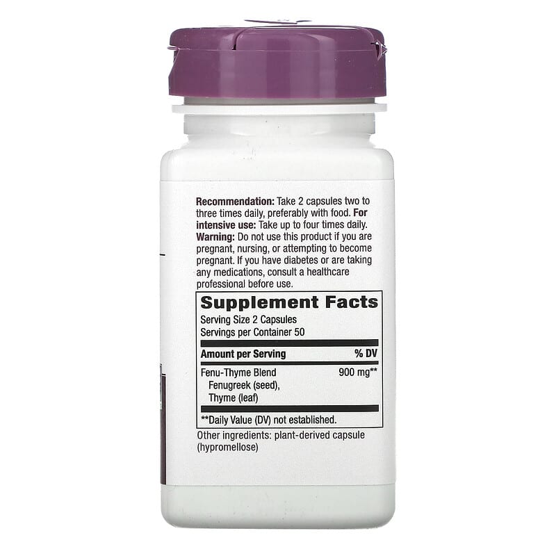 Nature's Way, Fenu-Thyme, 450 mg, 100 Vegan Capsules 33674003503