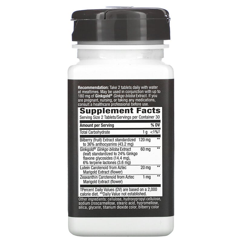 Nature's Way, Ginkgold Eyes, 60 Vegan Tablets 33674152522