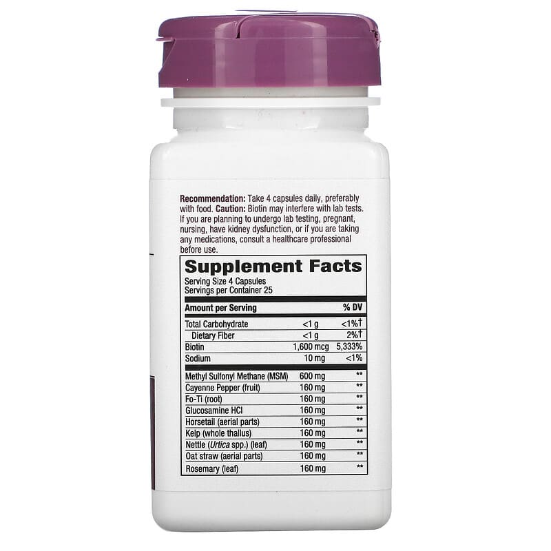 Nature's Way, Hair & Skin, 100 Capsules 33674792407