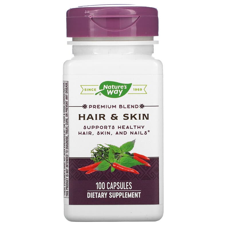 Nature's Way Hair & Skin 100 Capsules 33674792407