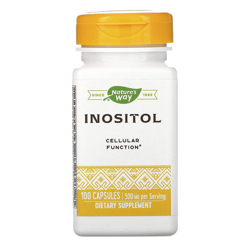 Nature's Way Inositol 500 mg 100 Capsules 33674404614