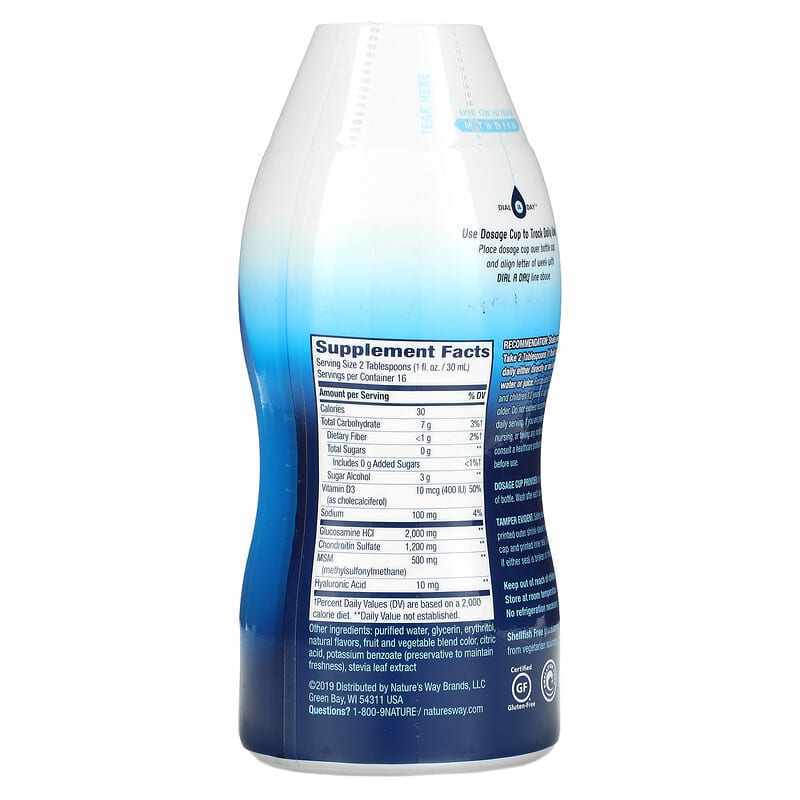 Nature's Way, Joint Movement Glucosamine, Extra Strength, Berry , 16 fl oz (480 ml) 371401394167