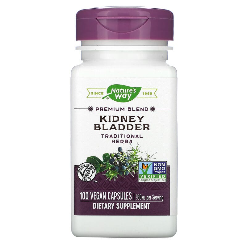 Nature's Way Kidney Bladder 465 mg 100 Vegan Capsules 33674001103