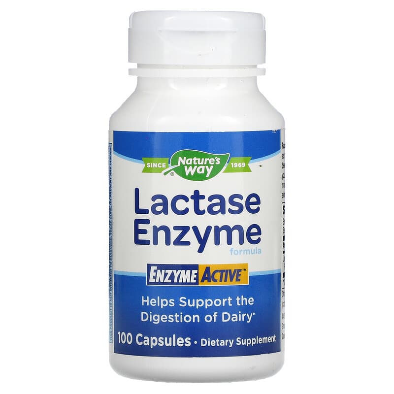Nature's Way Lactase Enzyme Formula 100 Capsules 33674471104