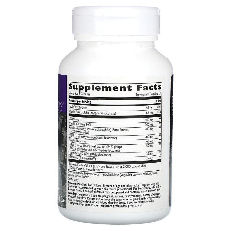 Nature's Way, Learner's Edge, 90 Vegan Capsules 871791008045