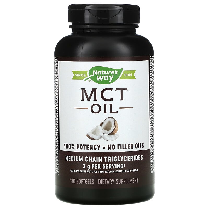 Nature's Way MCT Oil 180 Softgels 33674121146