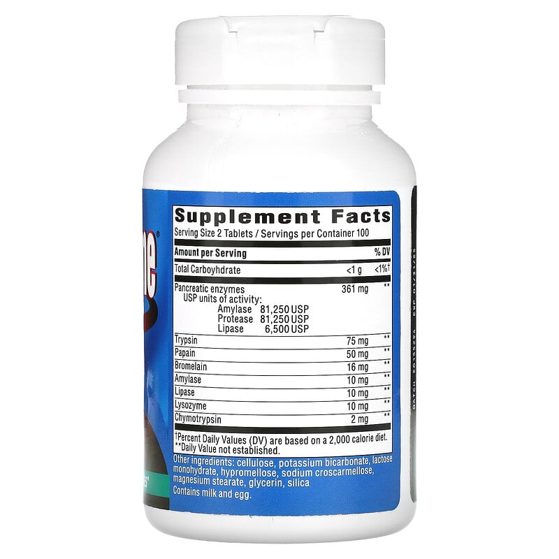 Nature's Way, Mega-Zyme, Systemic Enzymes, 200 Tablets 763948042500