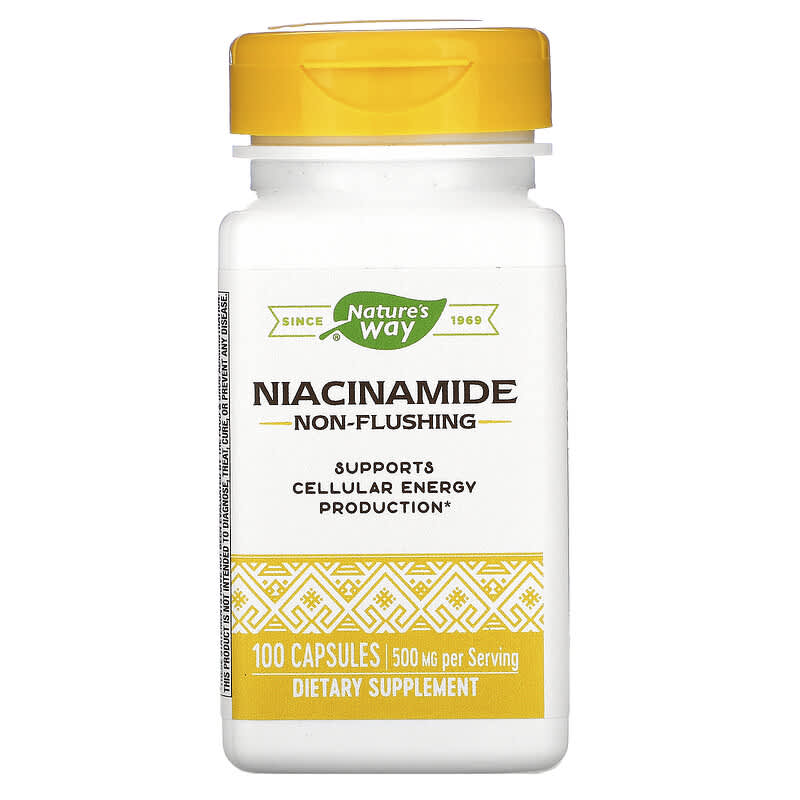 Nature's Way Niacinamide 500 mg 100 Capsules 33674404805