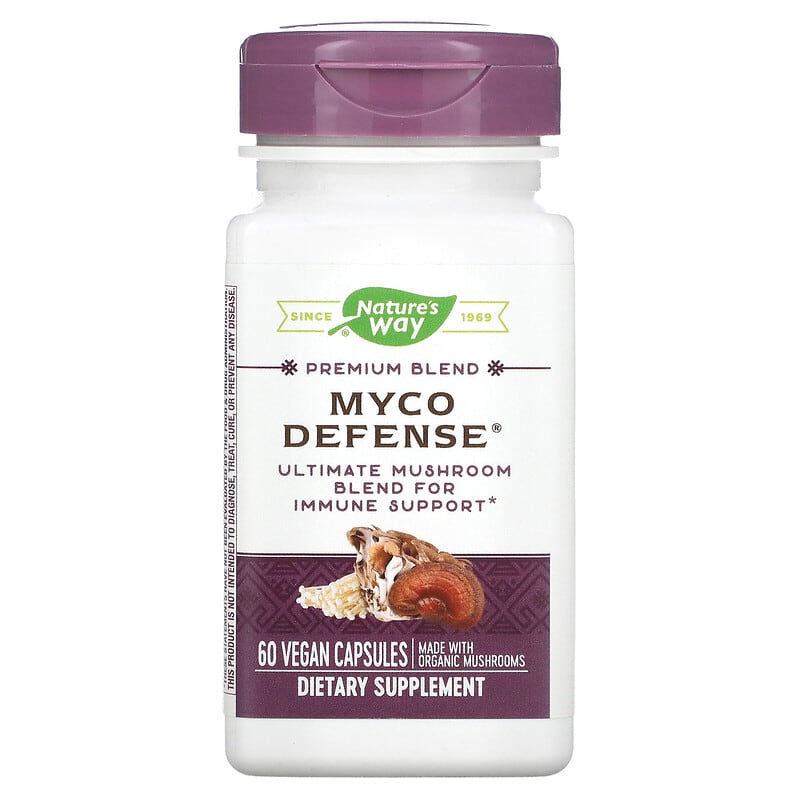 Nature's Way Premium Blend Myco Defense 60 Vegan Capsules 33674148600